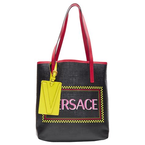 Versace calf tote bag